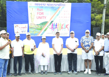 સરદાર પટેલની જન્મ જયંતી નિમિત્તે શહેરમાં યોજાઇ રન ફોર યુનિટી