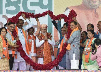 આગામી પચ્ચીસ વર્ષમાં ગુજરાતને વૈશ્વિક કક્ષાએ વિકસિત કરવા ભાજપની નેમ હોવાનું જણાવતા વડાપ્રધાન મોદી