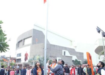 ભાવનગરના યજમાન પદે ABVP ના ૫૪માં પ્રદેશ અધિવેશનની વિધિવત ધ્વજારોહણ બાદ શરૂઆત