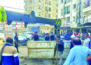 કાળીયાબીડમાં પહોચ્યું કોર્પોરેશનનું ઓપરેશન દબાણ હટાવ : ૧૦ કેબીનો, બાકડા જપ્ત