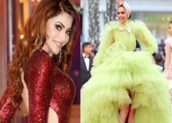 ગુલાબી ગાઉનમાં ઉર્વશી રૌતેલાએ કાનમાં મચાવી ધૂમ, હસીનાને જોઈને લોકોએ દીપિકા પાદુકોણને યાદ કરી!