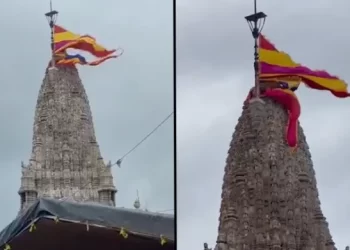 દ્વારકા મંદિરમાં આજે ધજા નહીં ચડાવી શકાય
