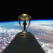 ક્રિકેટ જગત માટે યાદગાર પળ, વર્લ્ડ કપ 2023ની ટ્રોફીનું અંતરિક્ષમાં અનાવરણ