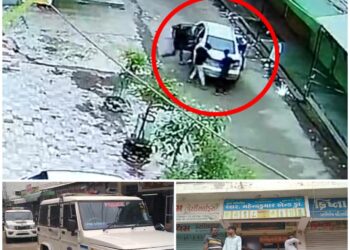 સિહોરમાં વહેલી સવારે દિલધડક આંગડિયા લૂંટ