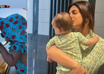 માતા પ્રિયંકા ચોપરાના પગલે ચાલી પુત્રી માલતી, બીચ પર મોનોકિની પહેરીને આપ્યો પોઝ