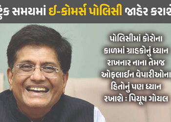 ઇ-કોમર્સ પોલિસી લાવશે સરકાર