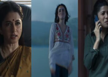 ભાગ્યશ્રીની ફિલ્મ ‘સજની શિંદે કા વાયરલ વીડિયો’નું ટ્રેલર રિલીઝ, રાધિકા મદાન અને નિમરત કૌરનું શાનદાર અભિનય