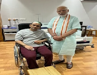 PM મોદી મુખ્યમંત્રી ભૂપેન્દ્ર પટેલના પુત્ર અનુજની ખબર અંતર કાઢવા ગયા સીએમ હાઉસ