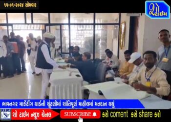 ભાવનગર માર્કેટીંગ યાર્ડની ચૂંટણીમાં શાંતિપૂર્ણ માહૌલમાં મતદાન થયું