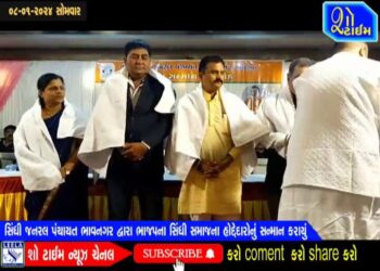 સિંધી જનરલ પંચાયત દ્વારા ભાજપના સિંધી સમાજના હોદ્દેદારોનું સન્માન કરાયું