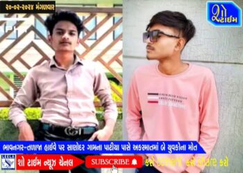 સાણોદર ગામના પાટીયા પાસે અકસ્માતમાં બે યુવકના મોત