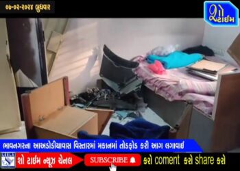 ભાવનગરના આડોડિયાવાસ વિસ્તારમાં મકાનમાં તોડફોડ કરાઈ