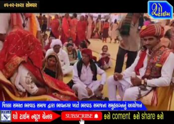 ભાવનગર ખાતે ભરવાડ સમાજના સમુહલગ્નનું આયોજન